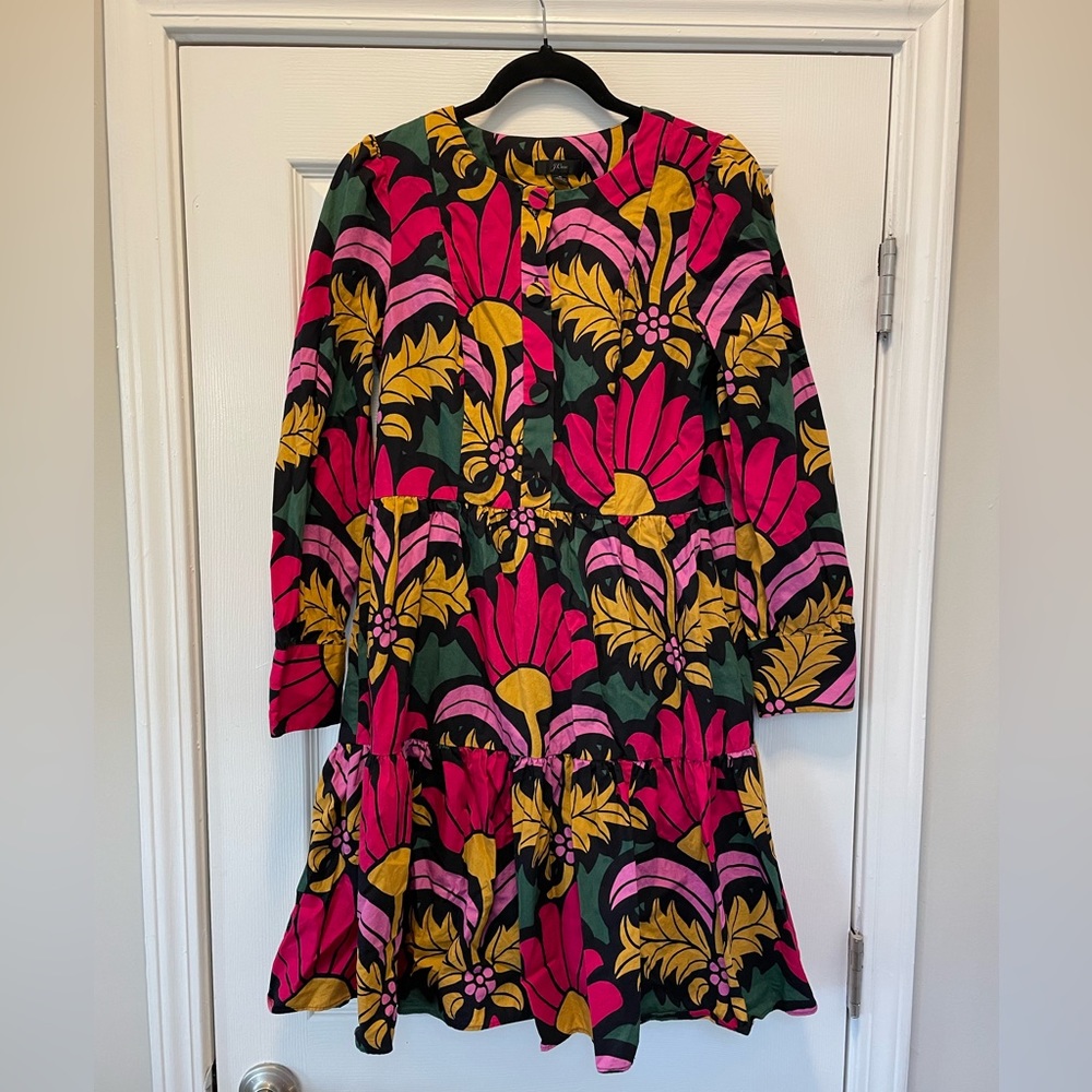 J.Crew Tiered Dress - Ratti Grandi Fiori
